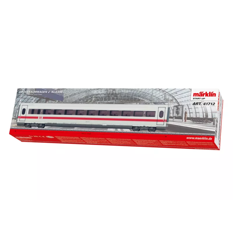 Märklin Start up 041712 H0 Vagón de gran capacidad 2.ª clase para ICE 2, BR 806.3, época VI, AC, 1:87