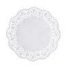 Blondas redondas PAPSTAR para tarta Ø 28 cm, 100 uds., diseño de encaje blanco 12268