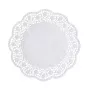 Blondas redondas PAPSTAR para tarta Ø 28 cm, 100 uds., diseño de encaje blanco 12268