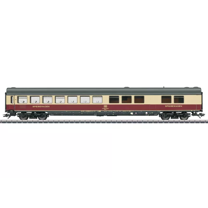 Märklin 43872 H0 Coche restaurante TEE Rheingold WRümh 132, DB época IV, azul/crema