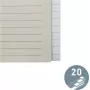 Índice de papel LEITZ en blanco 20 pestañas A4 blanco con perforación universal 12203085