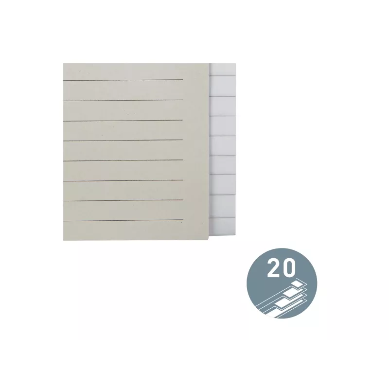 Índice de papel LEITZ en blanco 20 pestañas A4 blanco con perforación universal 12203085