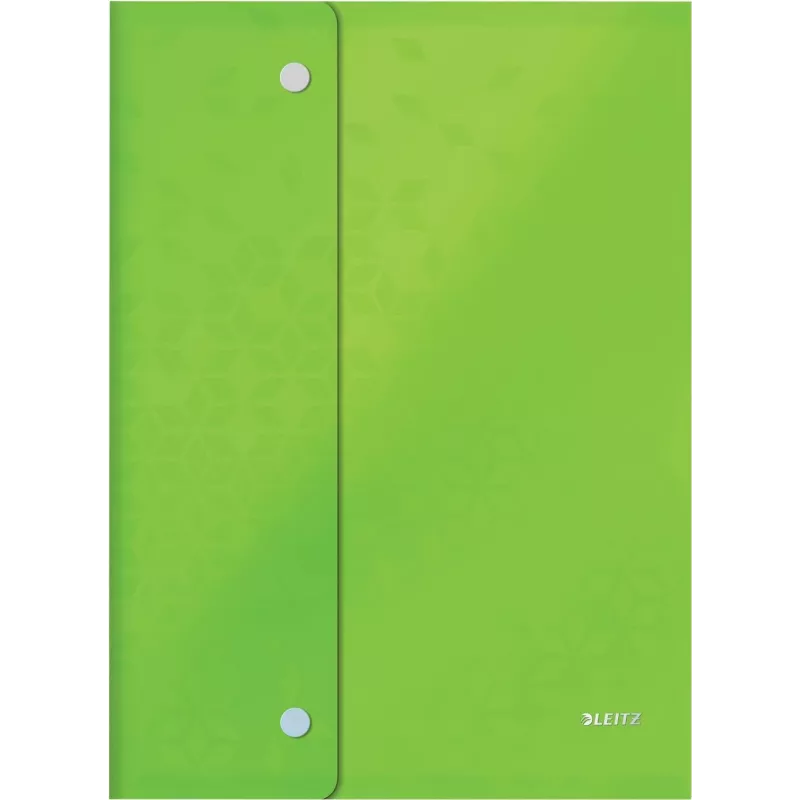 Carpeta con cierre de botón a presión LEITZ 4469, varios colores, DIN A4, polipropileno 4469-00-99