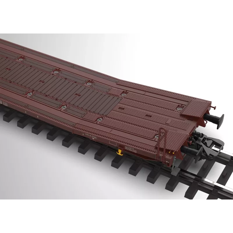 Märklin 47430 H0 Pareja de vagones planos Laads 800B de Transwaggon GmbH