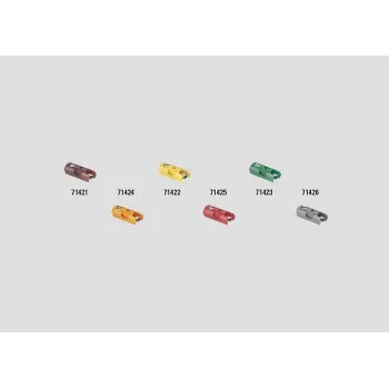Märklin 71423 conectores hembra verdes, set de 10 para trenes eléctricos de modelismo
