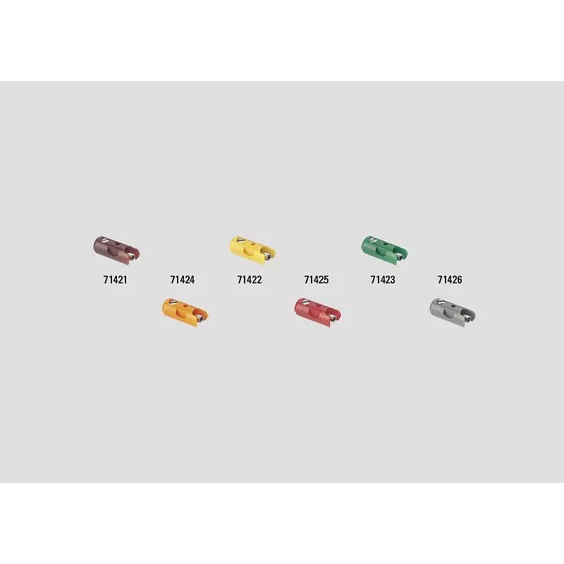 Märklin 71423 conectores hembra verdes, set de 10 para trenes eléctricos de modelismo