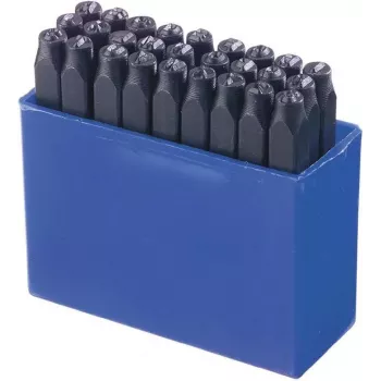 Brüder Mannesmann set de 27 sellos de letras 10 mm (244-10)