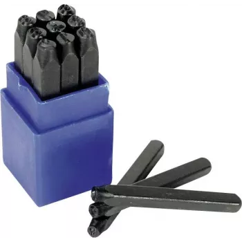 Brüder Mannesmann set de 9 sellos de números 10 mm (245-10)