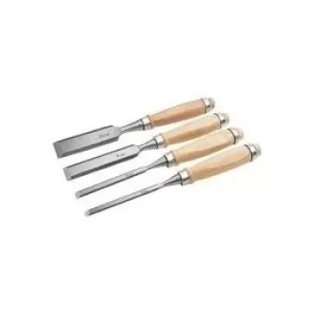 Brüder Mannesmann set de 4 formones con maletín de almacenamiento
