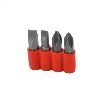 Brüder Mannesmann M179 llave de impacto manual de 1/2 pulgadas con 4 puntas en maletín metálico, rojo