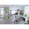 Leitz 180° WOW archivador A4 con mecanismo de palanca, anilla redonda, cartón, verde, 600 hojas, 80 g/m² (10050054)