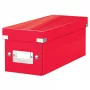 Leitz Click & Store WOW Caja de almacenamiento para CD/DVD 160 discos rojo cartón (60410026)