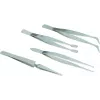 Brüder Mannesmann M 615 Set de pinzas de precisión, 4 piezas, acero inoxidable, 110 mm