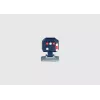 Märklin Z Escala Señal de bloqueo luminosa, diseño bajo, LED, gris/negro, 15+ 89394
