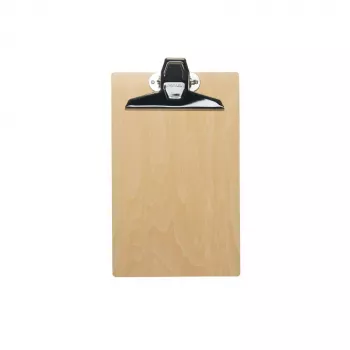 MAUL MAULtilia A5 Pinza portapapeles marrón tablero de fibra de madera 2394470