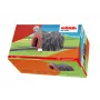 Märklin H0 Túnel de vía única con portal de arco de piedra detallado, gris y naranja 72202