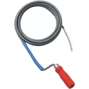 BRÜDER MANNESMANN Espiral desatascadora estándar 16 mm x 2,3 m con acoplamiento de tuerca en T (49905)