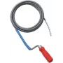BRÜDER MANNESMANN Espiral desatascadora estándar 16 mm x 2,3 m con acoplamiento de tuerca en T (49905)