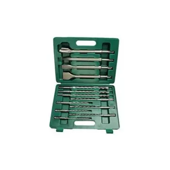 BRÜDER MANNESMANN MAN 12588 - Juego de 13 brocas y cinceles SDS-Plus