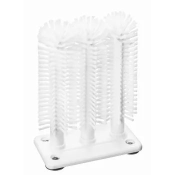 Haug Bürsten 8904 Set de cepillo lavacristales, plástico blanco