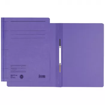LEITZ Rapid Carpeta de anillas A4, cartón manila, violeta, 250 g/m², capacidad 250 hojas, mecanismo metálico, pack de 25 (3000-00-65)