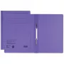 LEITZ Rapid Carpeta de anillas A4, cartón manila, violeta, 250 g/m², capacidad 250 hojas, mecanismo metálico, pack de 25 (3000-00-65)