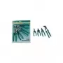BRÜDER MANNESMANN Set de alicates profesional, 4 piezas | Alicate universal 180 mm, cortaalambres 160 mm, alicate de puntas 160 mm, alicate de bomba de agua 250 mm | Acero cromo-vanadio | Mangos ergonómicos antideslizantes 10997