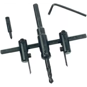 Brüder Mannesmann Cortacírculos ajustable 30-120 mm con cuchillas HSS (537)