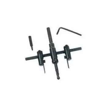 Brüder Mannesmann Cortacírculos ajustable 30-120 mm con cuchillas HSS (537)