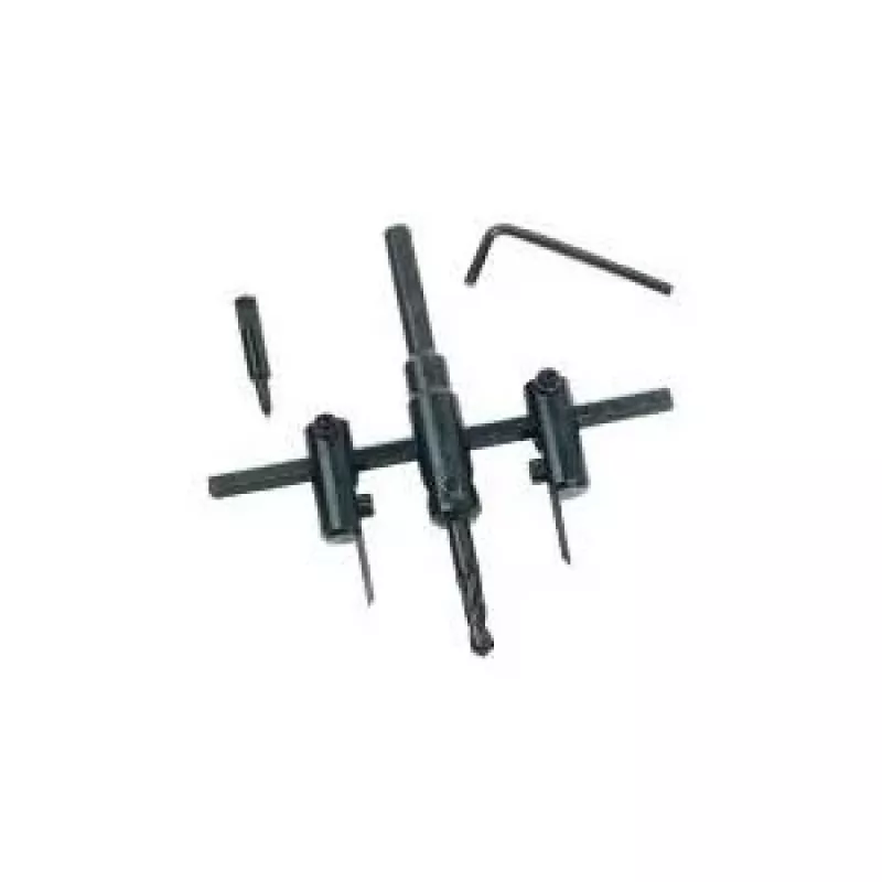 Brüder Mannesmann Cortacírculos ajustable 30-120 mm con cuchillas HSS (537)