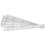 BRÜDER MANNESMANN Metro articulado de PVC 2 m, 10 segmentos, clase III CE 810-PVC-2M
