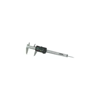 Brüder Mannesmann Calibre digital M823-160, 0-150 mm, resolución 0,01 mm, aluminio, con estuche