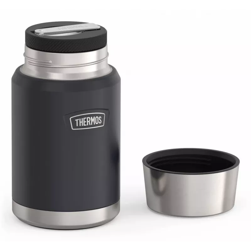 THERMOS ICON Recipiente térmico 0,71 L negro acero inoxidable con aislamiento al vacío 4120333071