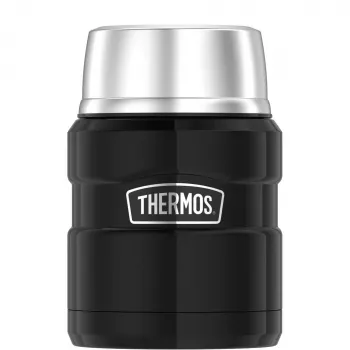 THERMOS SK Food Jar Recipiente isotérmico para alimentos negro/plata 470 ml 4001233047