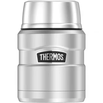 THERMOS SK Food Jar Recipiente isotérmico para alimentos negro/plata 470 ml 4001233047