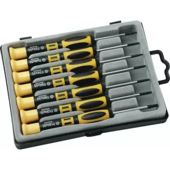 Brüder Mannesmann M11730 Juego de herramientas de 7 piezas con alicates, destornilladores y comprobador de tensión