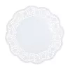 PAPSTAR Blondas redondas, 30 cm, blancas, 100 unidades (12263)