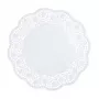 PAPSTAR Blondas redondas, 30 cm, blancas, 100 unidades (12263)