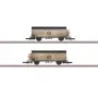 Märklin 82553 Set de 2 vagones cerrados de mercancías Kessler transporte de cava DRG escala Z