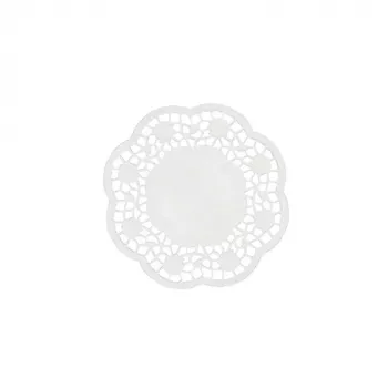 PAPSTAR 1000 salvamanteles de papel redondos Ø 10 cm blancos (12291)