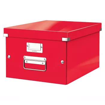 Leitz Click & Store WOW Caja archivadora de cartón roja 60440026