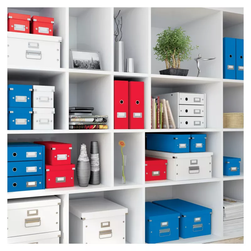 Leitz Click & Store WOW Caja archivadora de cartón roja 60440026