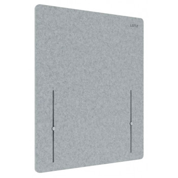 LEITZ Cosy Separador de escritorio 61220085, gris claro, 60 x 70 cm, fieltro PET