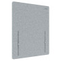 LEITZ Cosy Separador de escritorio 61220085, gris claro, 60 x 70 cm, fieltro PET