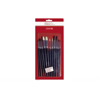 BRUNNEN ErgoLine set de pinceles, tamaños 2, 4, 6, 8, 10, 12, 12 uds. 104893001