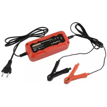 Brüder Mannesmann M12711 cargador automático de batería de coche para baterías de plomo-ácido de 6V y 12V