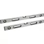 BRÜDER MANNESMANN nivel, 3 burbujas, 800 mm, aluminio de doble nervio 80880