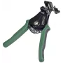 BRÜDER MANNESMANN pelacables automático, verde con muelle de retorno, mordazas de acero SK5, 0,2-6,0 mm² (M10981)