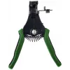 BRÜDER MANNESMANN pelacables automático, verde con muelle de retorno, mordazas de acero SK5, 0,2-6,0 mm² (M10981)