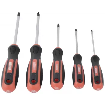 Brüder Mannesmann set de destornilladores de 12 piezas planos, Phillips y Pozidriv M11305